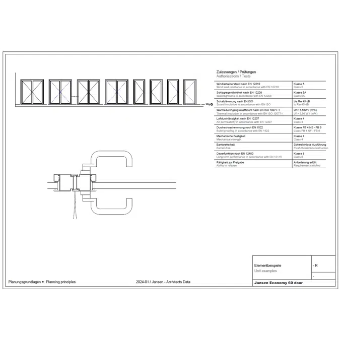 Jansen Economy 60 door