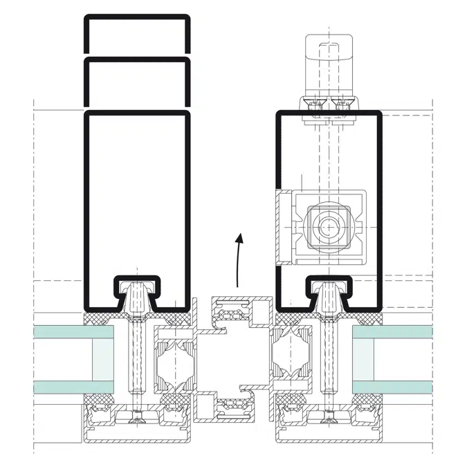 Jansen VISS pivot door
