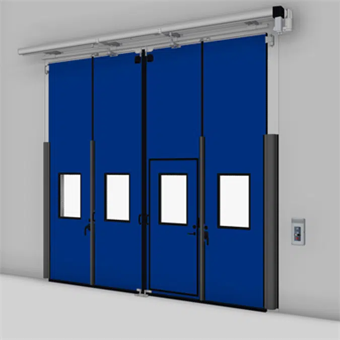 ASSA ABLOY FD2250P Folding Door (2+2) Electrical DLW 2600-5000mm, DLH 2000-6000mm