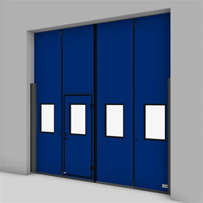 ASSA ABLOY FD2250P Folding Door (2+2) Electrical DLW 2600-5000mm, DLH 2000-6000mm