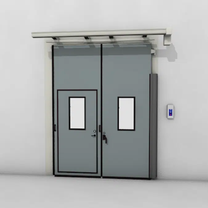 ASSA ABLOY FD2250P Folding Door (0+2) Electrical DLW 1400-2500mm, DLH 2000-6000mm