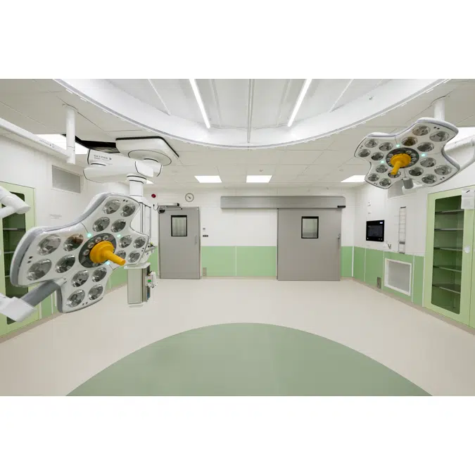 Luftdichte Tür ASSA ABLOY SL Hygienic Medinox