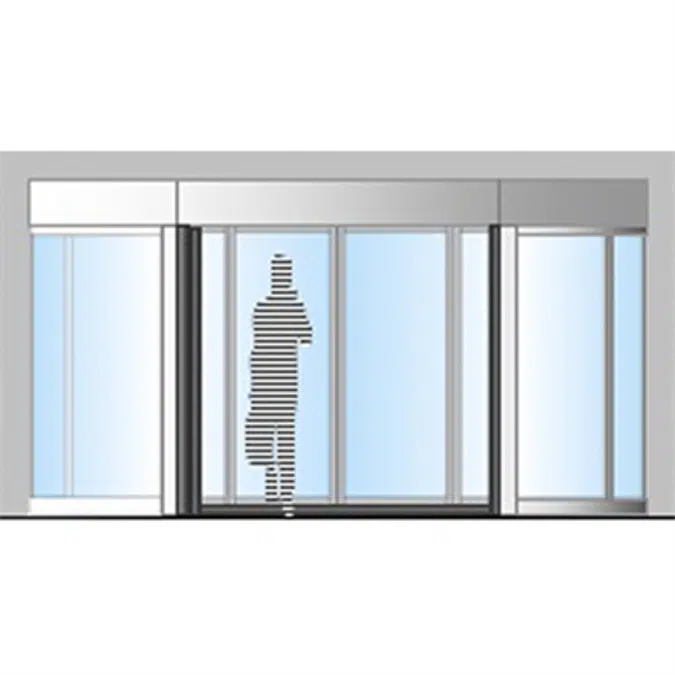 ASSA ABLOY UniTurn  2W High Capacity Revolving Door