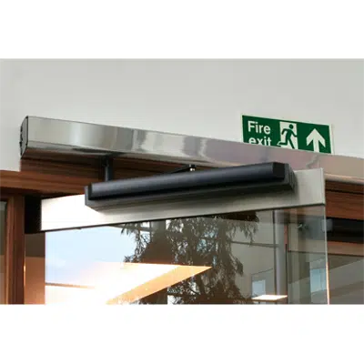 obraz dla Standard duty double swing door operator - Pull arm