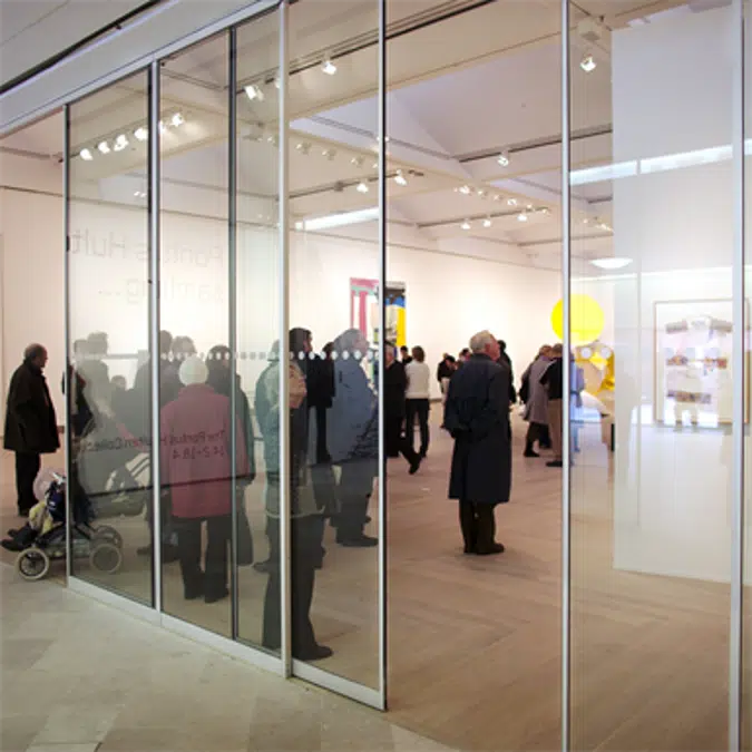 Sliding Door ASSA ABLOY Slim single with fixed panel - self supporting