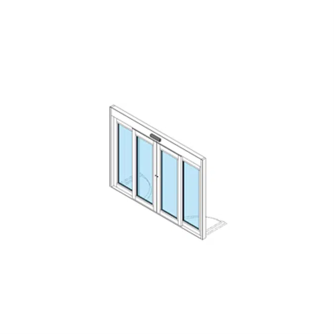 Sliding Door SL500 Resilience R104 - Medium Stile - Bi-Part