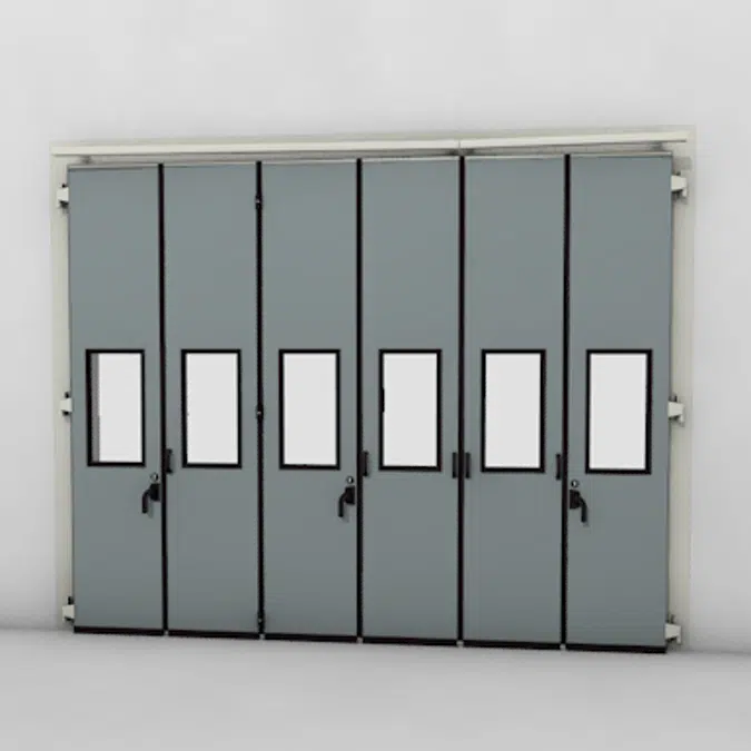 ASSA ABLOY FD2250P Folding Door (4+2)(2+4) Manual DLW 3850-7500mm DLH 1850-6000mm