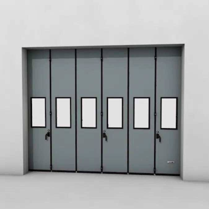 ASSA ABLOY FD2250P Folding Door (4+2)(2+4) Manual DLW 3850-7500mm DLH 1850-6000mm