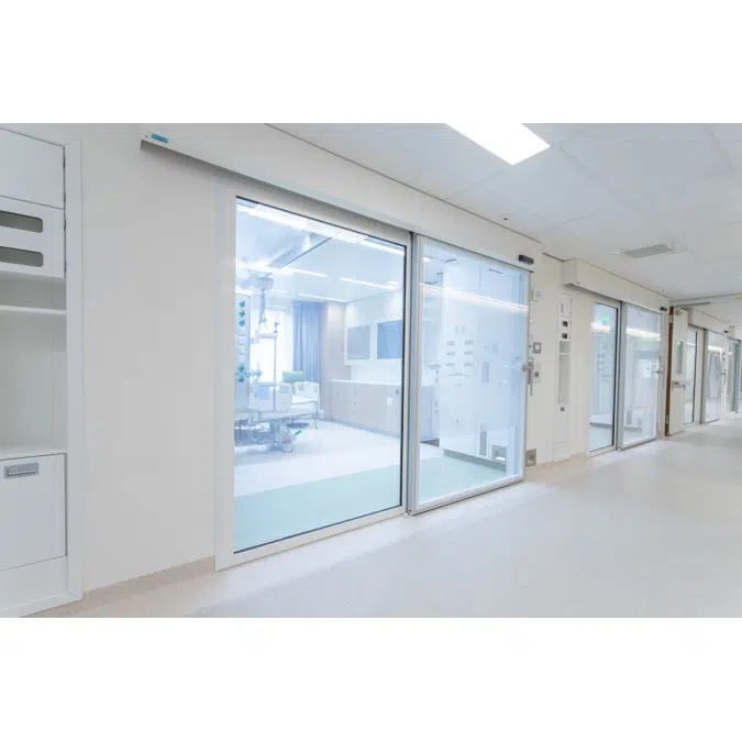 Luftdichte Tür ASSA ABLOY SL Hygienic Medicare Glass