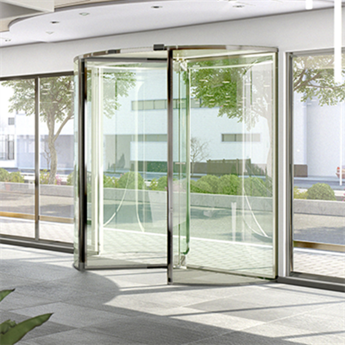 ASSA ABLOY RD300 3W and 4W Compact Glass Revolving Door