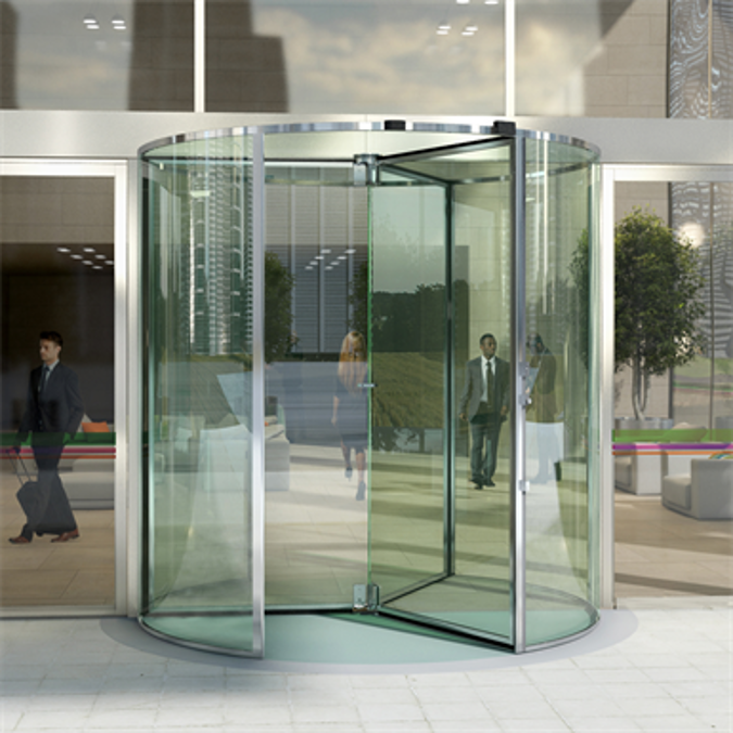 ASSA ABLOY RD300 3W and 4W Compact Glass Revolving Door