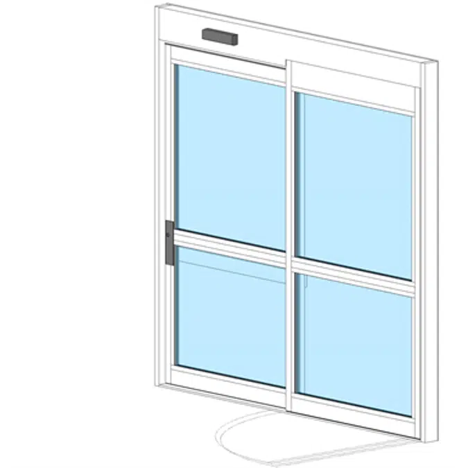 Sliding Door SL500 Forced Entry Resistant - Narrow Stile - Single Slide