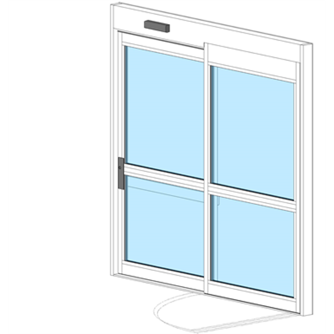 Objektet BIM Shkarkim falas Sliding Door SL500 Forced Entry Resistant