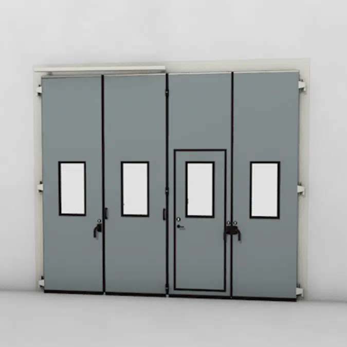 ASSA ABLOY FD2250P Folding Door (3+1)(1+3) Manual DLW 2530-5000mm DLH 1850-6000mm