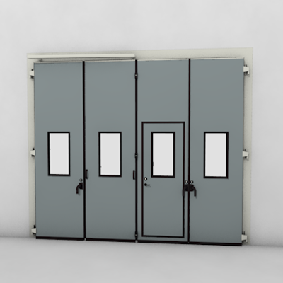 Immagine per ASSA ABLOY FD2250P Folding Door (3+1)(1+3) Manual DLW 2530-5000mm DLH 1850-6000mm