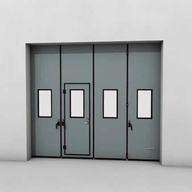 ASSA ABLOY FD2250P Folding Door (3+1)(1+3) Manual DLW 2530-5000mm DLH 1850-6000mm