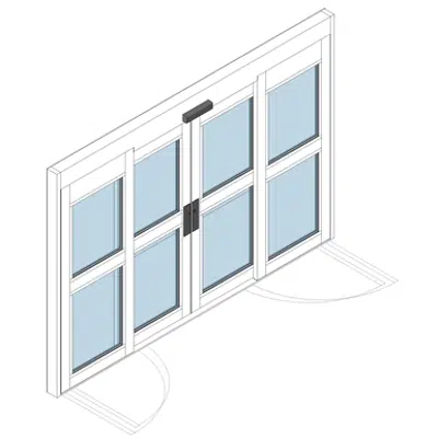 imagem para Sliding Door SL500 Forced Entry Resistant - Medium Stile - Bi-Part