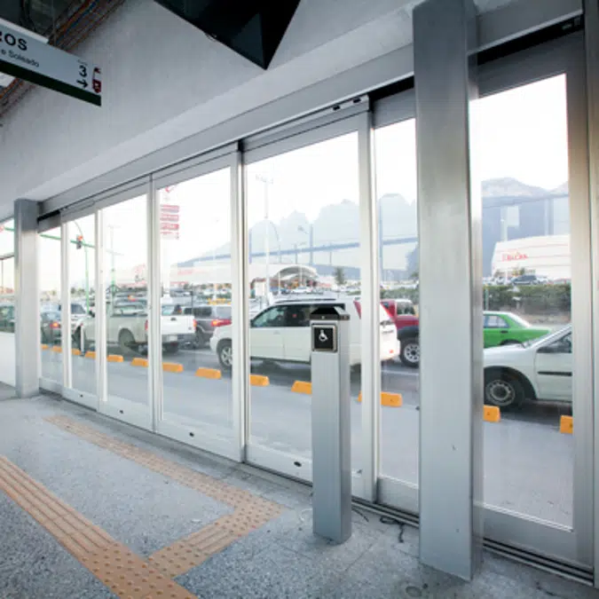 Sliding Door SL500 Telescopic - overhead concealed