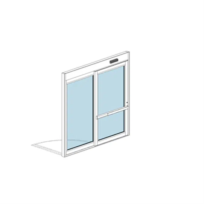 Sliding Door SL500 Resilience R104 FBO - Medium Stile - Single Slide