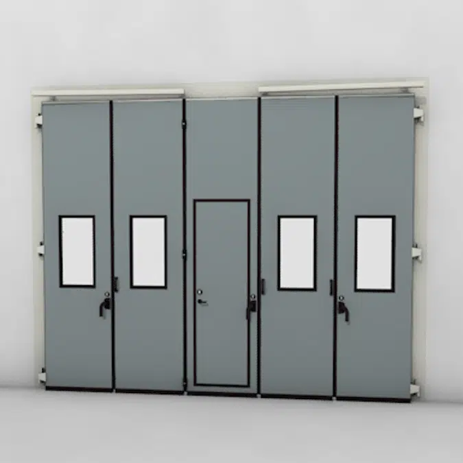 ASSA ABLOY FD2250P Folding Door (3+2)(2+3) Manual DLW 3190-6300mm DLH 1850-6000mm