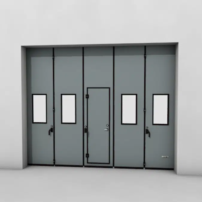 ASSA ABLOY FD2250P Folding Door (3+2)(2+3) Manual DLW 3190-6300mm DLH 1850-6000mm