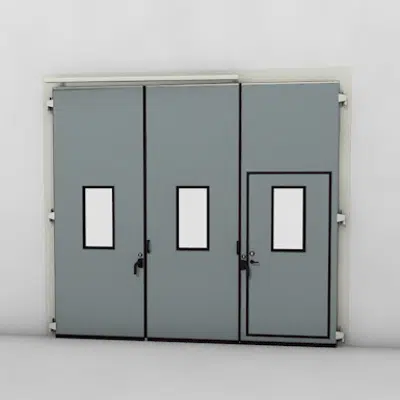 kuva kohteelle ASSA ABLOY FD2250P Folding Door (2+1)(1+2) Manual DLW 1870-3700mm DLH 1850-6000mm