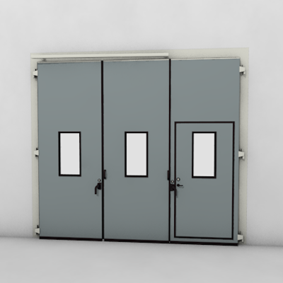 Immagine per ASSA ABLOY FD2250P Folding Door (2+1)(1+2) Manual DLW 1870-3700mm DLH 1850-6000mm