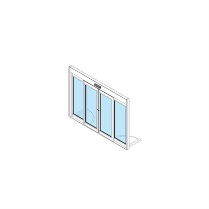 Sliding Door ASSA ABLOY SL500 Resilience R104 - Narrow Stile - Bi-Part