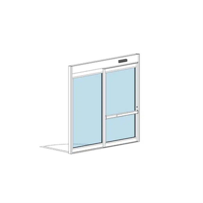 Sliding Door SL500 Resilience R104 FBO - Narrow Stile - Single Slide