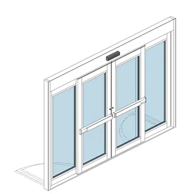 Image for Sliding Door SL500 Resilience R104 FBO - Medium Stile - Bi-Part