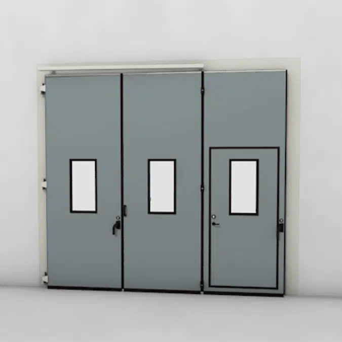 ASSA ABLOY FD2250P Folding Door (3+0)(0+3) Manual DLW 1885-3700mm DLH 1850-6000mm