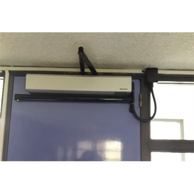 Standard duty single swing door operator - door mounted