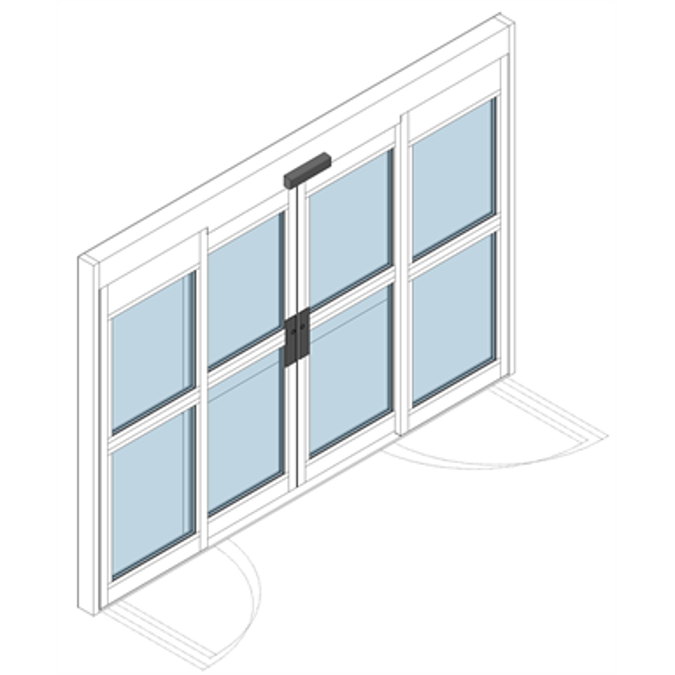 BIM objects Free download! Sliding Door SL500 Forced Entry Resistant