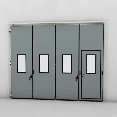 kuva kohteelle ASSA ABLOY FD2250P Folding Door (4+0)(0+4) Manual DLW 2585-5000mm DLH 1850-6000mm