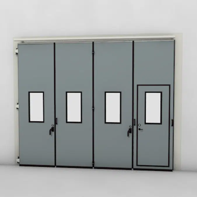 ASSA ABLOY FD2250P Folding Door (4+0)(0+4) Manual DLW 2585-5000mm DLH 1850-6000mm