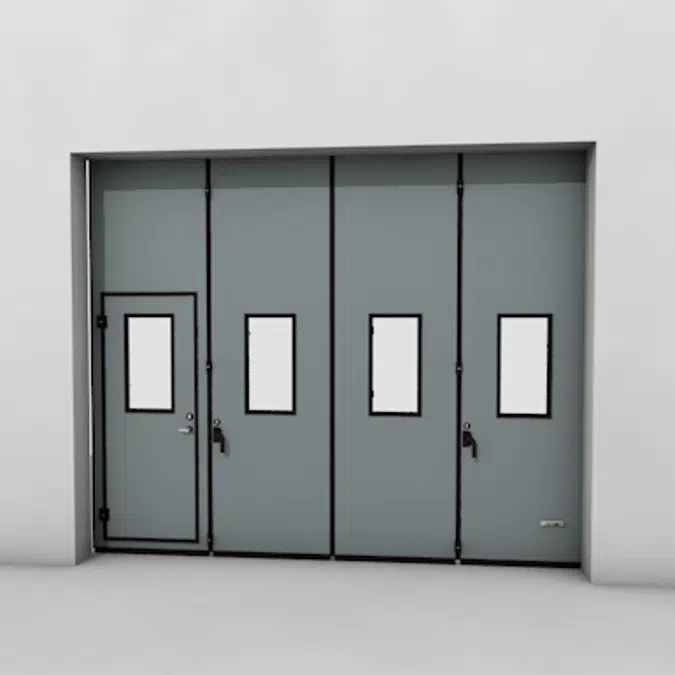 ASSA ABLOY FD2250P Folding Door (4+0)(0+4) Manual DLW 2585-5000mm DLH 1850-6000mm