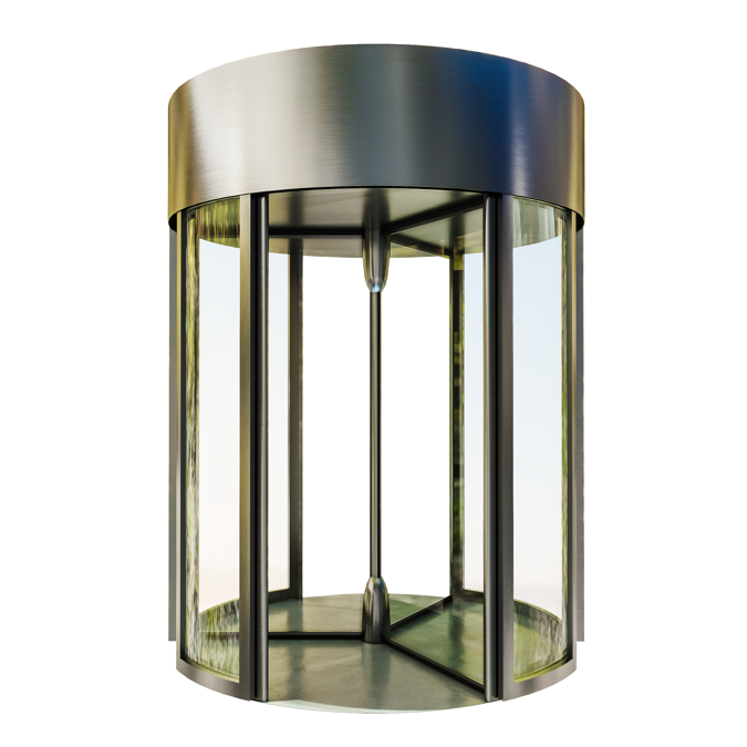 Objetos BIM - ¡Descarga gratis! Security Revolving Door RD400 | BIMobject