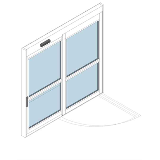 BIM objects Free download! Sliding Door SL500 Forced Entry Resistant