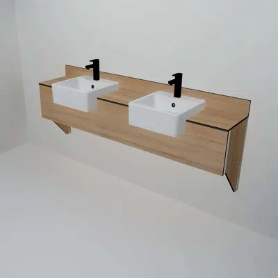 Vanity Bench – Semi-Recessed (VB350)图像