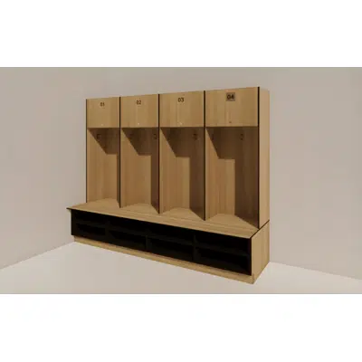 Image for Lockers – Shoe Box Seat Mount Player (LSBSM-P)