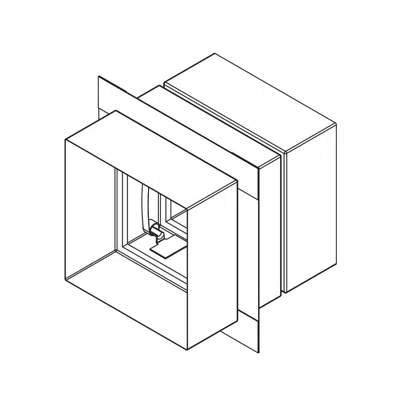 obraz dla Fire Damper - 1-1/2 Hour - Dynamic Rated - Integral Mounting Angle - Curtain Style Blade - Class A - VFD-10D-IMA