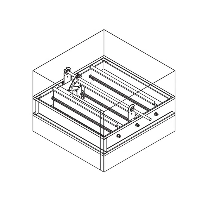Combination Ceiling Radiation/Smoke Damper - 3 Hour Ceiling/1-1/2 Hour Fire - Triple-V Blade - Class 1 - CFD-171
