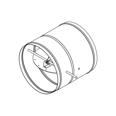 Image for Combination Fire/Smoke Damper - 1-1/2 Hour - Round Blade - FSD-125R