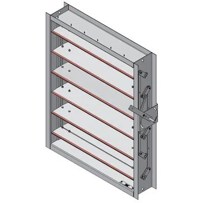 afbeelding voor Industrial Control Damper - Aluminum Airfoil Parallel Blade - CD-103