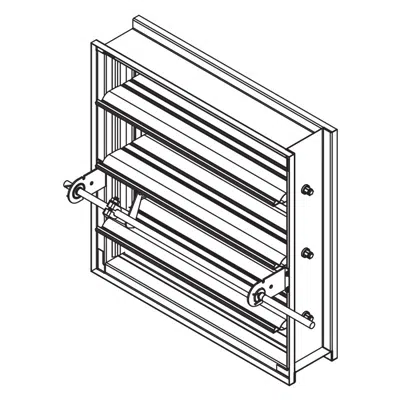 Image for Combination Fire/Smoke Damper - 1-1/2 Hour - Airfoil Blade - Class 2 - FSD-152