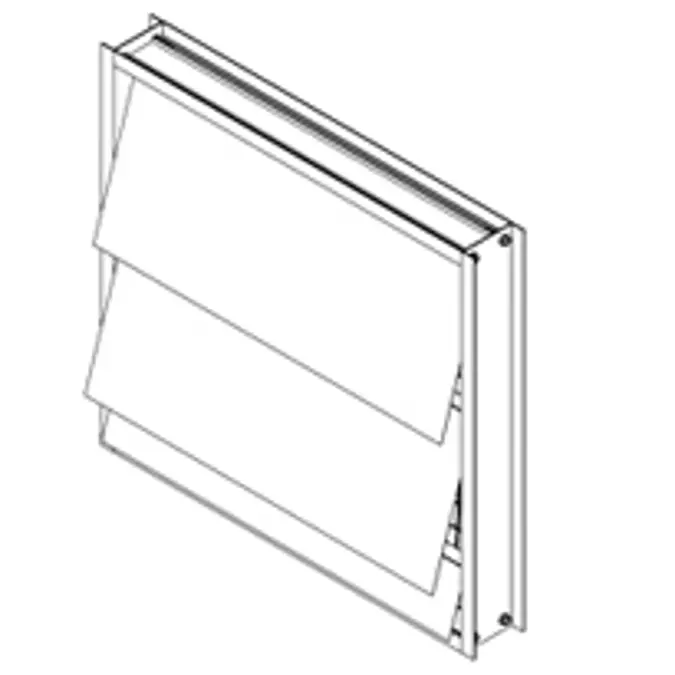 Objetos BIM - ¡Descarga gratis! Backdraft Damper, Fabric Style Blade ...