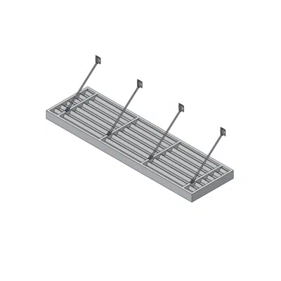 bilde for Extruded Aluminum Canopy - 6" J-Blade - ACJ-645