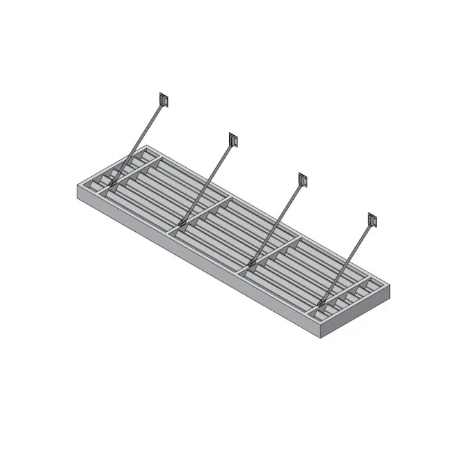 Extruded Aluminum Canopy - 6" J-Blade - ACJ-645