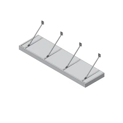 imagen para Extruded Aluminum Canopy - 8" Infill Panel - ACP-802