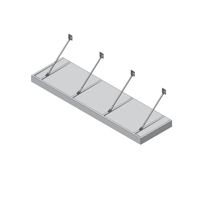 Extruded Aluminum Canopy - 8" Infill Panel - ACP-802